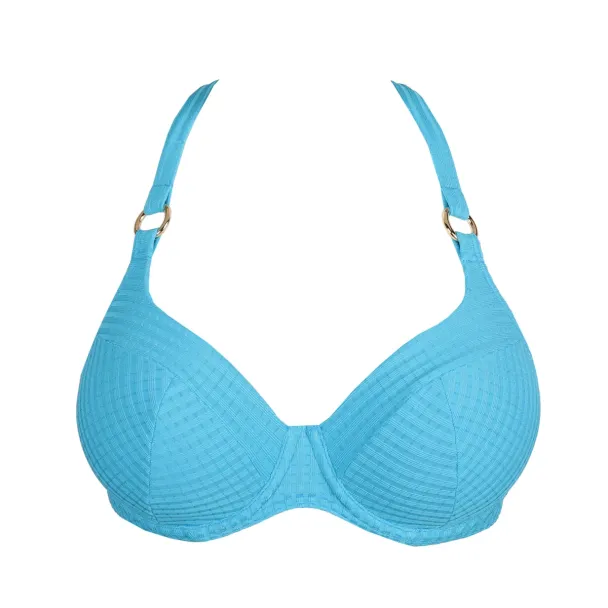 Kochi, padded hart shape bikini top, sea breeze - Image 8