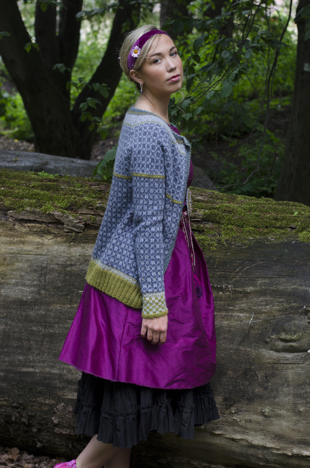 Wiolakofta i tynn alpakka  - Image 2