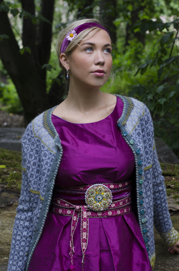 Wiolakofta i tynn alpakka  - Image 1