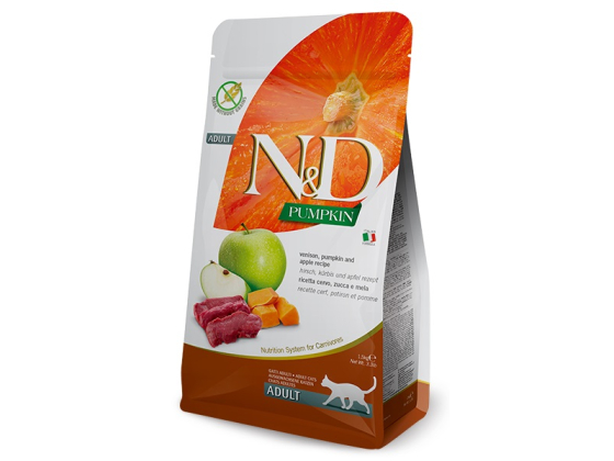 N&D CAT PUMPKIN VENISON & APPLE ADULT 5 KG