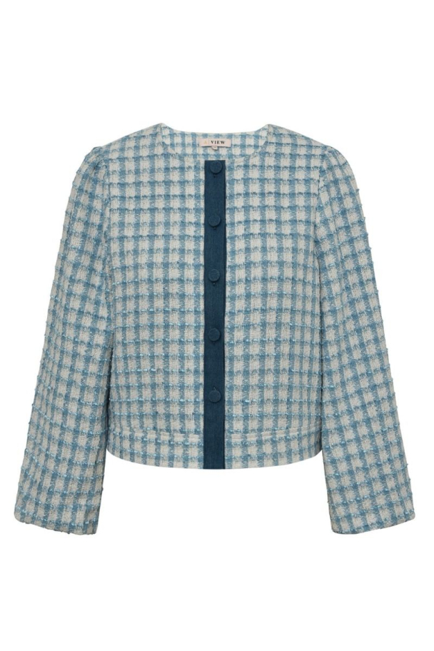 Liberta Jacket - White/Blue