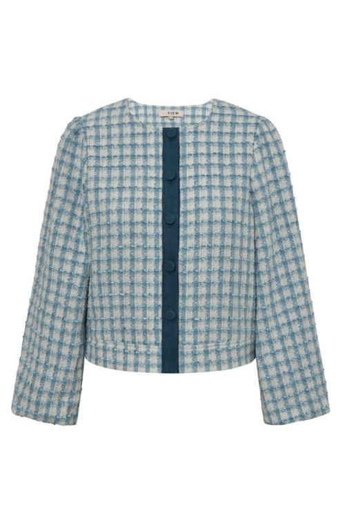 Liberta Jacket - White/Blue