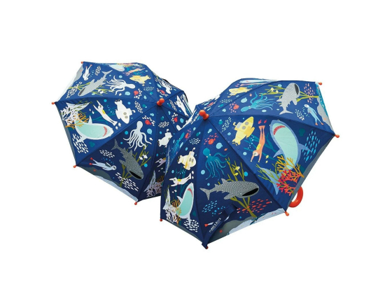 Fargeskiftende paraply - Deep Sea 