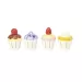 Cupcakes i tre, 4 stk 