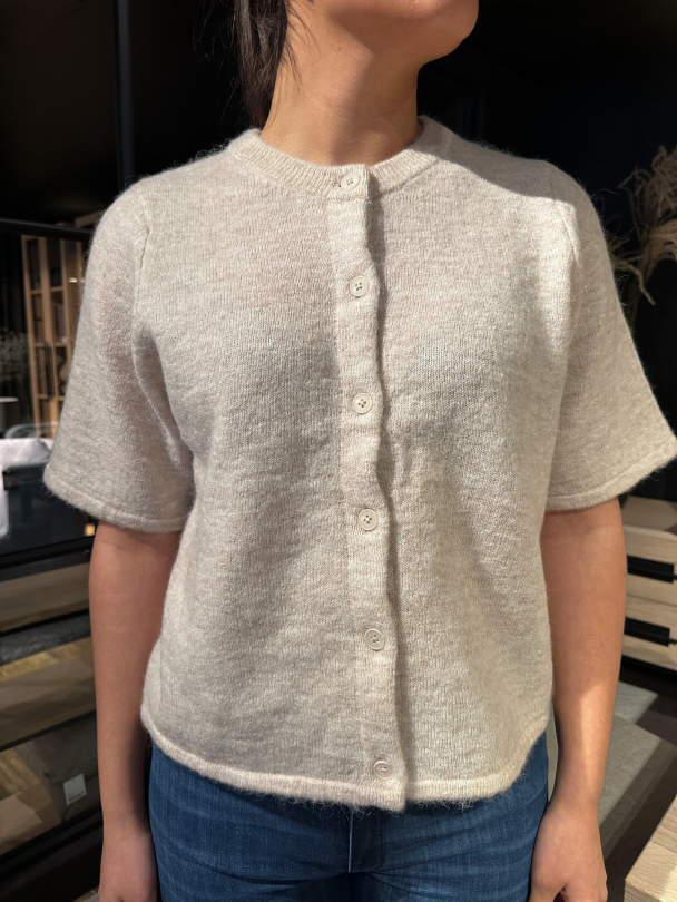 Lulu 2/4 Knit Cardigan - Birch - Image 1