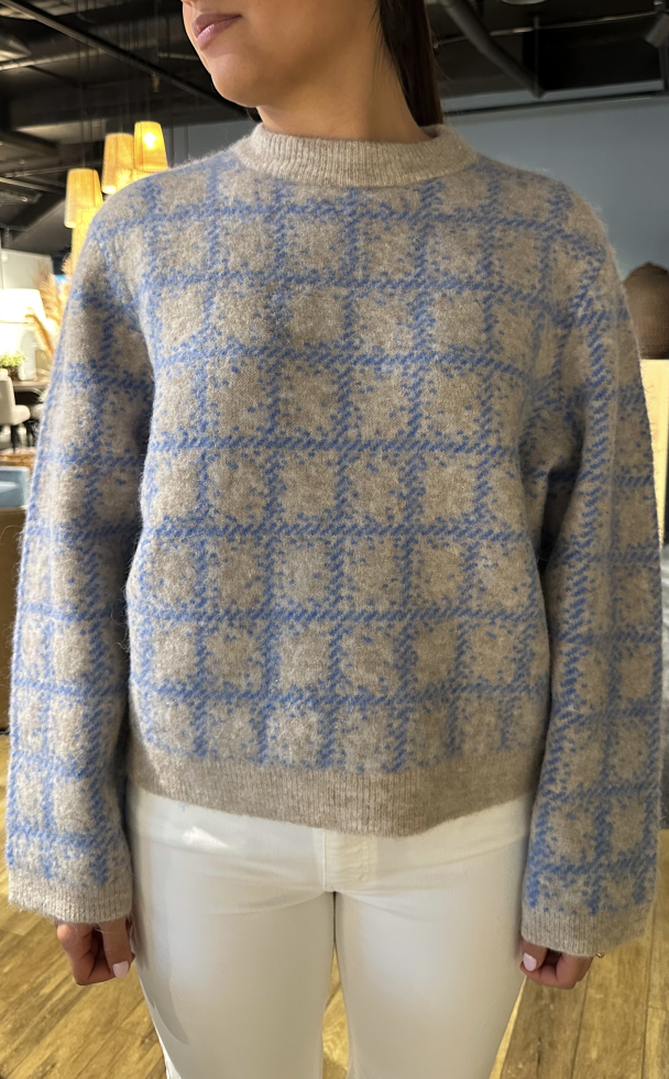 Lugano Knit O-Neck - Marina - Image 1