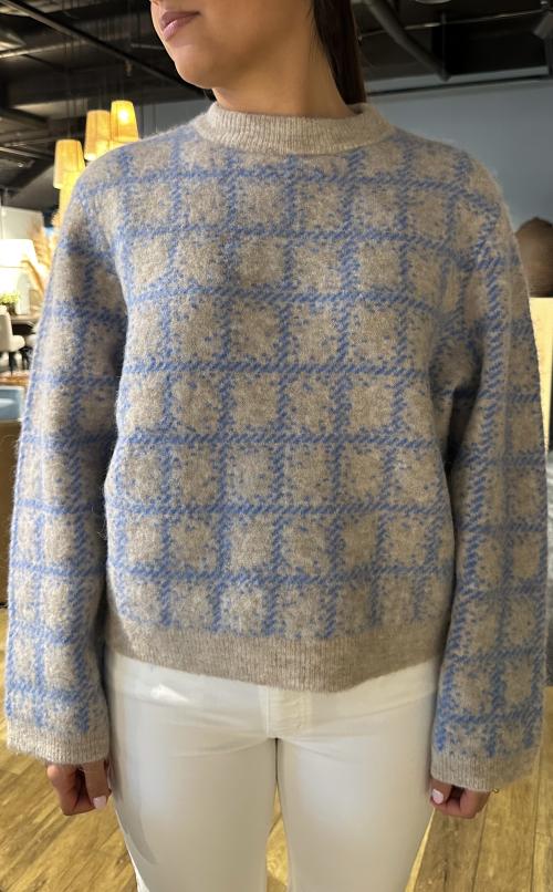 Lugano Knit O-Neck - Marina