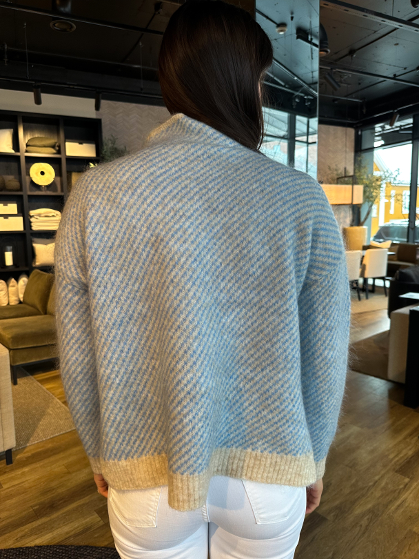 Capella Knit T-Neck - Marina  - Image 4