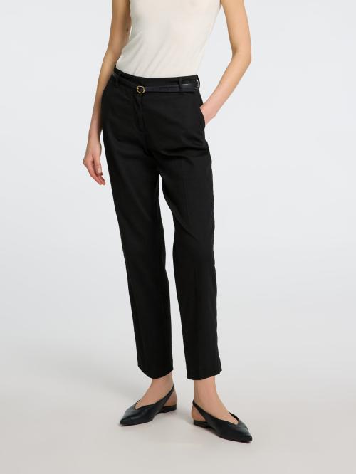 Vera-Rita Cropped Pant Blk