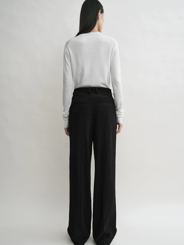Double-pleat Straight Trousers - Image 2