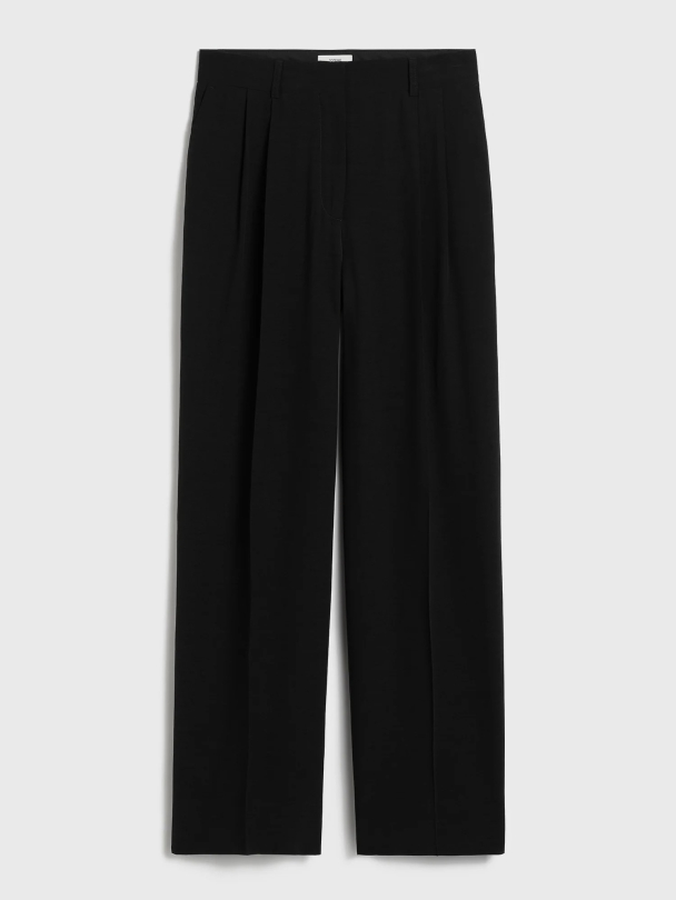 Double-pleat Straight Trousers - Image 5