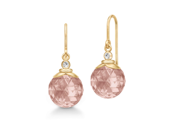 Berry Earring Turmalin Rose