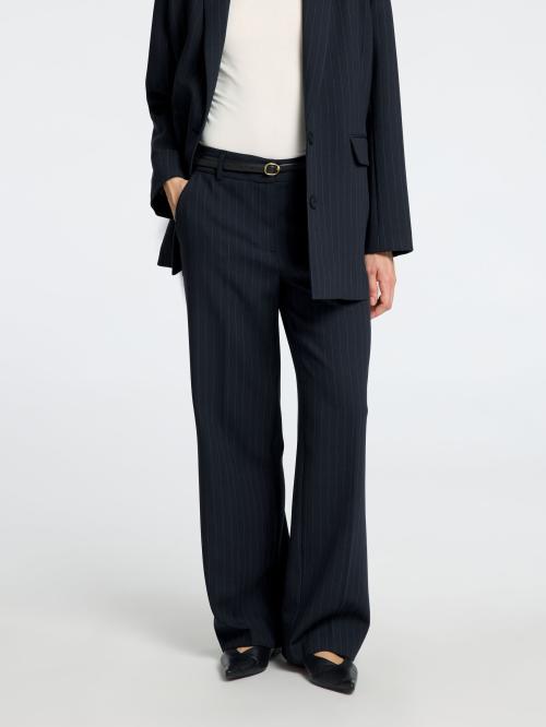 Rita Wide Pant Pinstripe