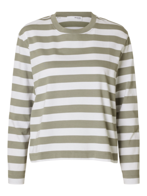 Essential Boxy LS Stripe