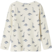 Geo Slim Top Dinosaurs, Turtledove - Lil' Atelier