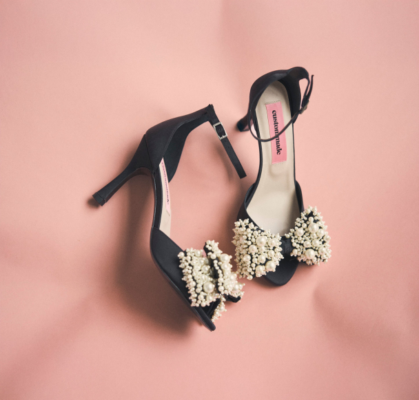 Iconic Pearl Bow Sandal - Image 3