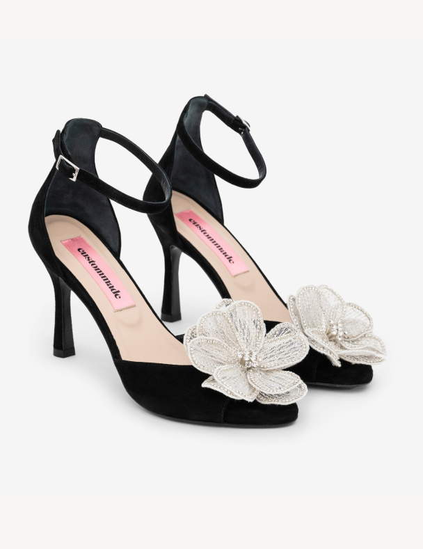 Seduction White Flower Sandal - Image 1