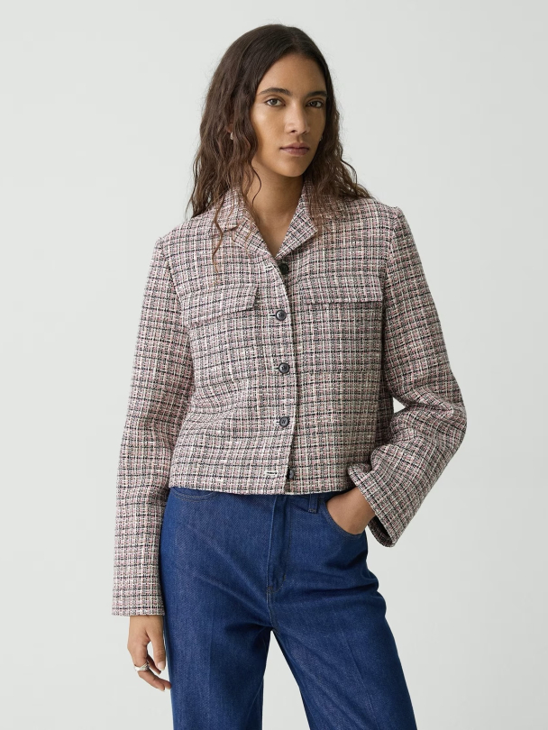 Patch Crop Jacket - Image 1