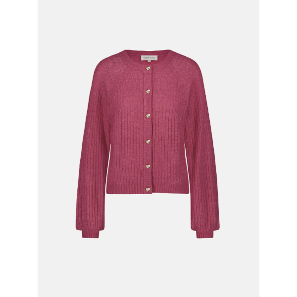 Charlotta Cardigan Spicy Pink     |     Charlotta Cardigan Spicy Pink fra Fabienne Chapot