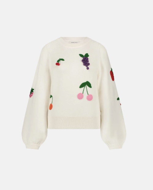 Fruity Pullover Cosy White     |    Fruity Pullover Cosy White fra Fabienne Chapot