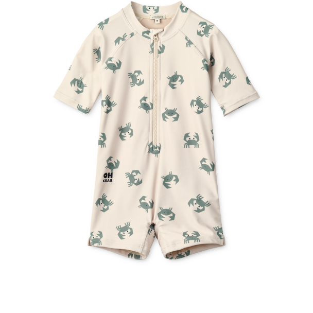 Max Shortsleeve Swim Jumpsuit - Crab/Sandy - Image 1