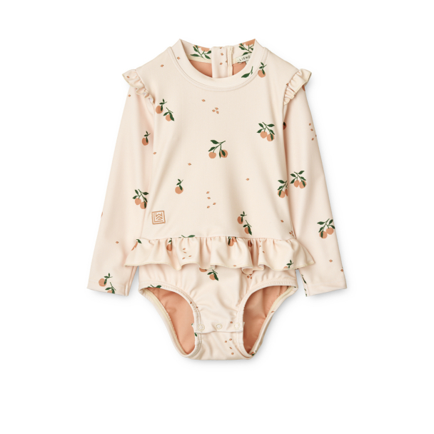 Sille Baby Swimsuit - Peach/Sea Shell - Image 1