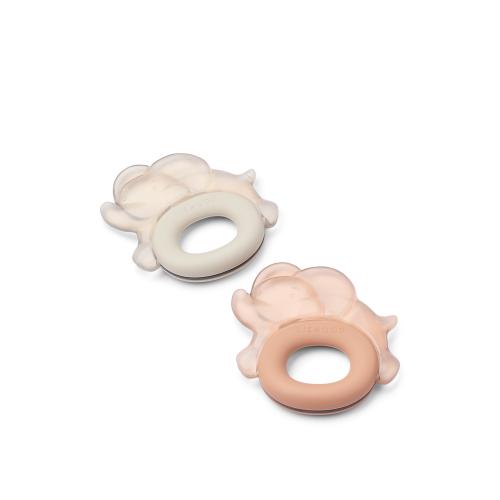 Liewood | Rita Elephant Cooling Teether 2-pk - Pale Tuscany/Sandy