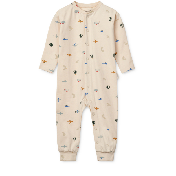 Birk Pyjamas Jumpsuit - Aviator/Ecru - Image 1