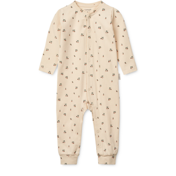 Birk Pyjamas Jumpsuit - Peach Mini/Sea Shell - Image 1