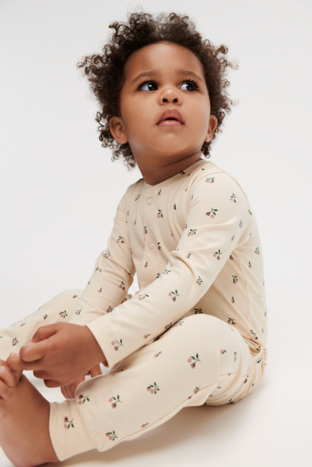 Birk Pyjamas Jumpsuit - Peach Mini/Sea Shell - Image 3