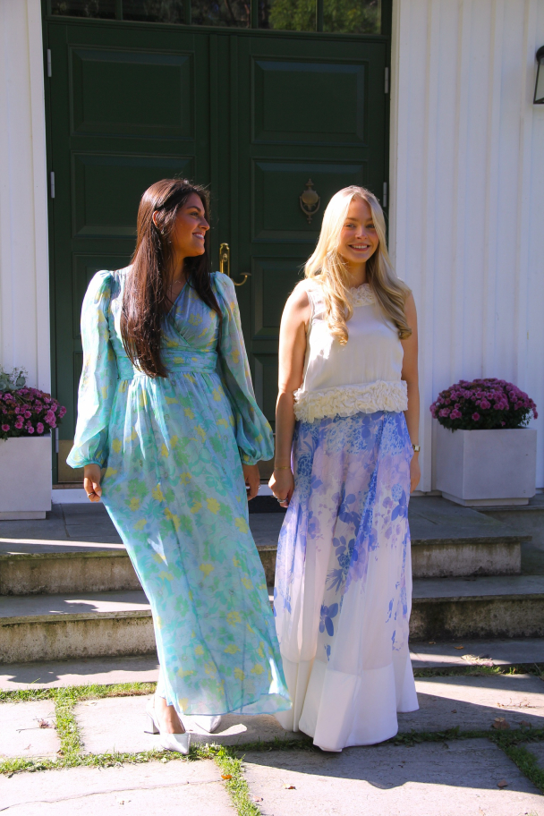 Organza Maxi Skirt - Skylight  - Image 2