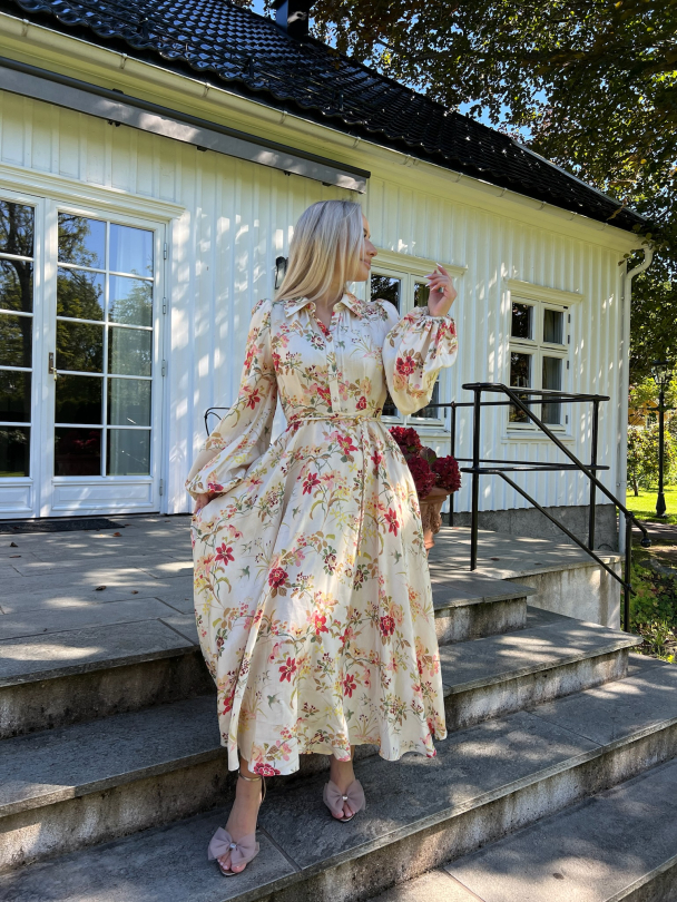 Viscose Shirt Dress - Botanical  - Image 3