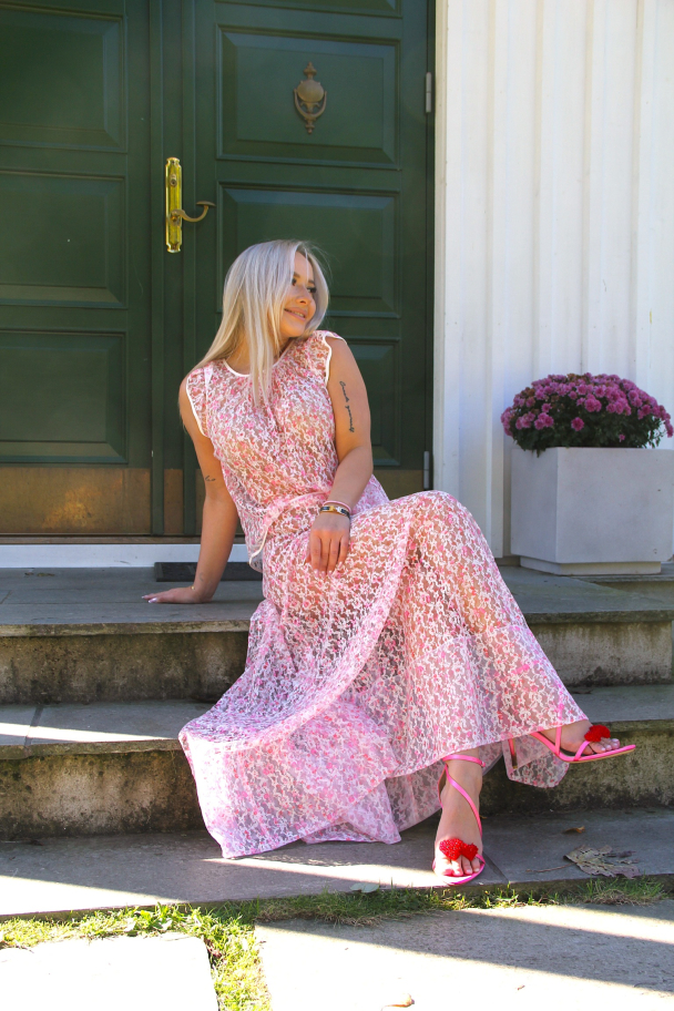 Lace Ruffle Skirt -Antique Brass - Image 2