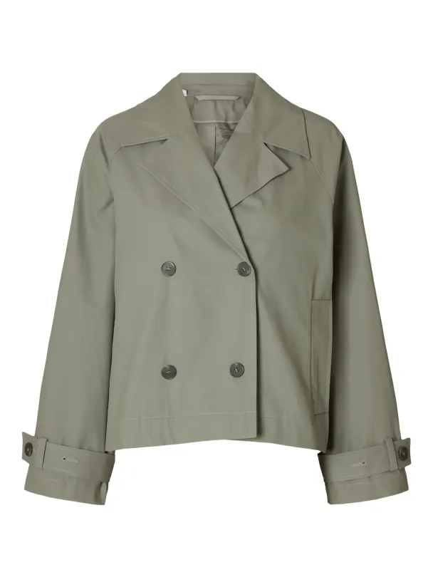 Selected Femme Cilo Short Trenchcoat - Image 1