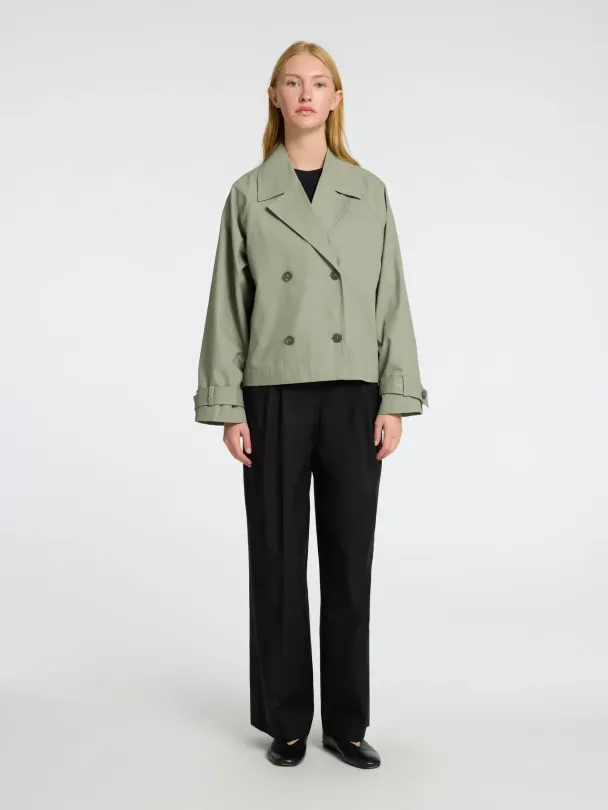 Selected Femme Cilo Short Trenchcoat - Image 4