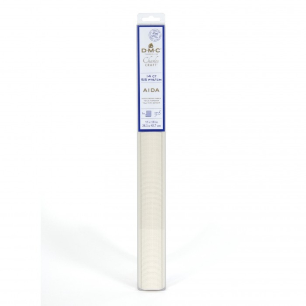 Aida Broderistoff - 14 ct Ecru - Image 1