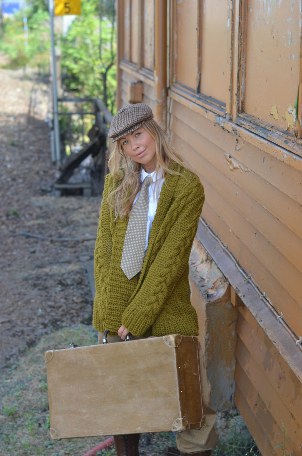 Flettejakke i Wiolas favorittfarge - Image 3