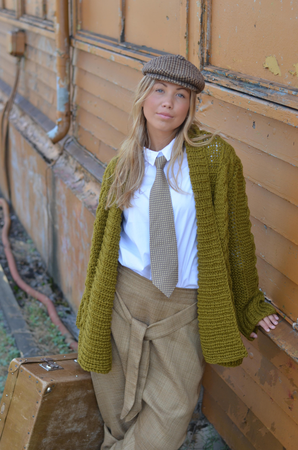 Flettejakke i Wiolas favorittfarge - Image 1