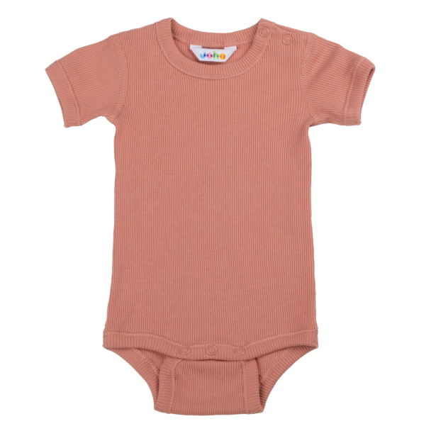 Body T-skjorte Rib - Laks