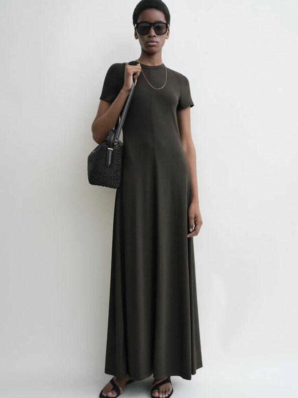 Fluid Jersey Dress - Image 2