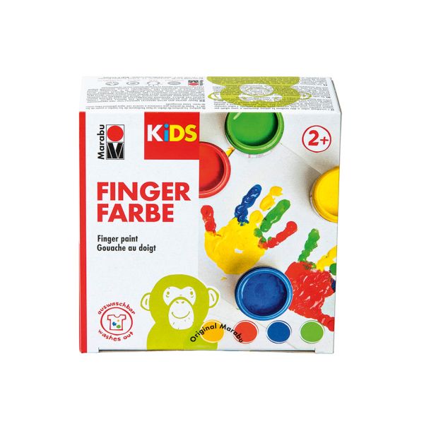 Marabu KIDS Finger Paint Set – 4x100ml