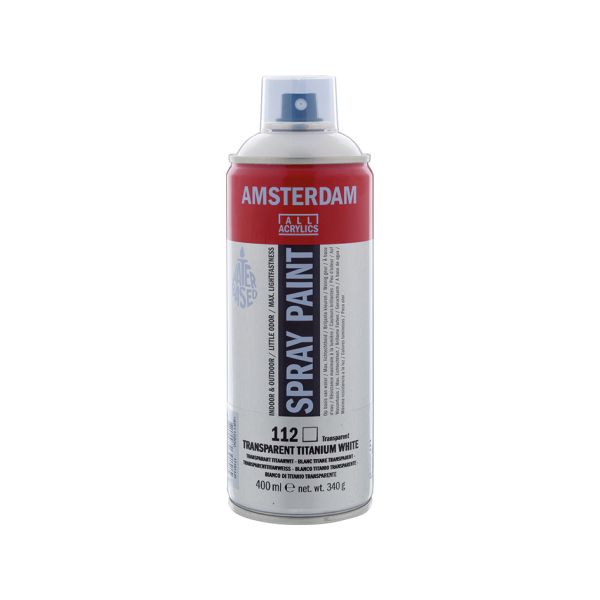 Amsterdam Spray 400ml – 112 Transparent titanium white