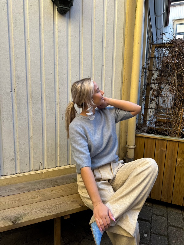 Alpha Tee - Grey Blue Melange - Image 5