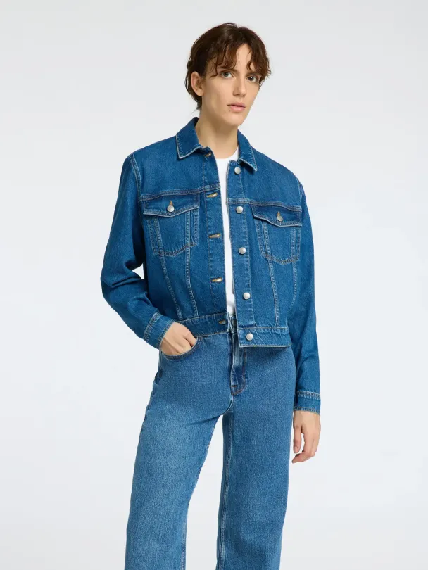 SELECTED FEMME Cena Denim Jacket - Image 4
