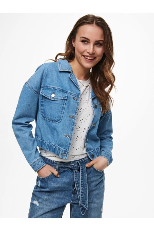 onlNell Ela denimjakke - Image 1