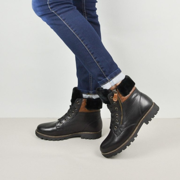 Remonte vinterboot med lammeskinnsfôr - Image 1