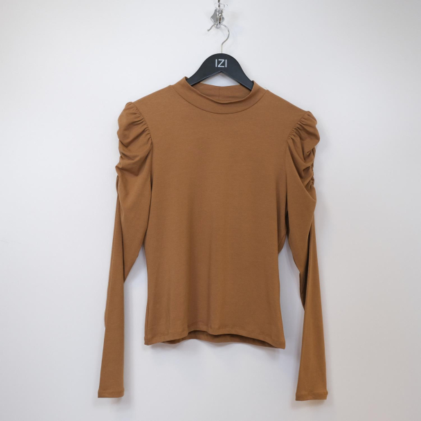 onlLive love langermet topp med puff - Image 1