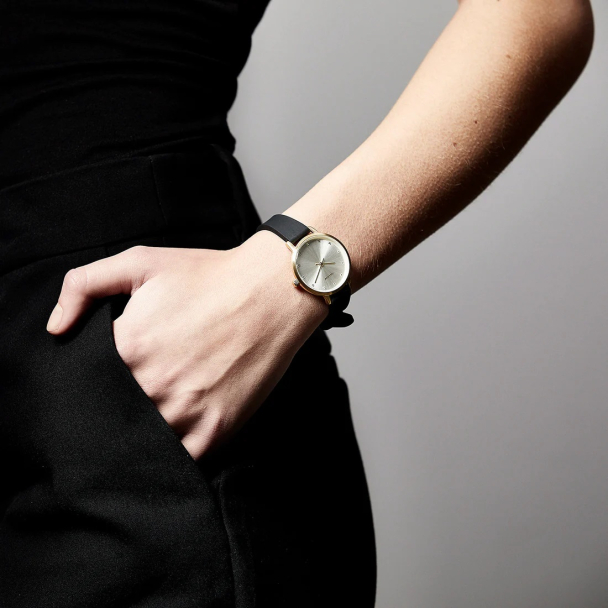 Pilgrim Naima gullbelagt klokke i rustfritt stål - Image 1