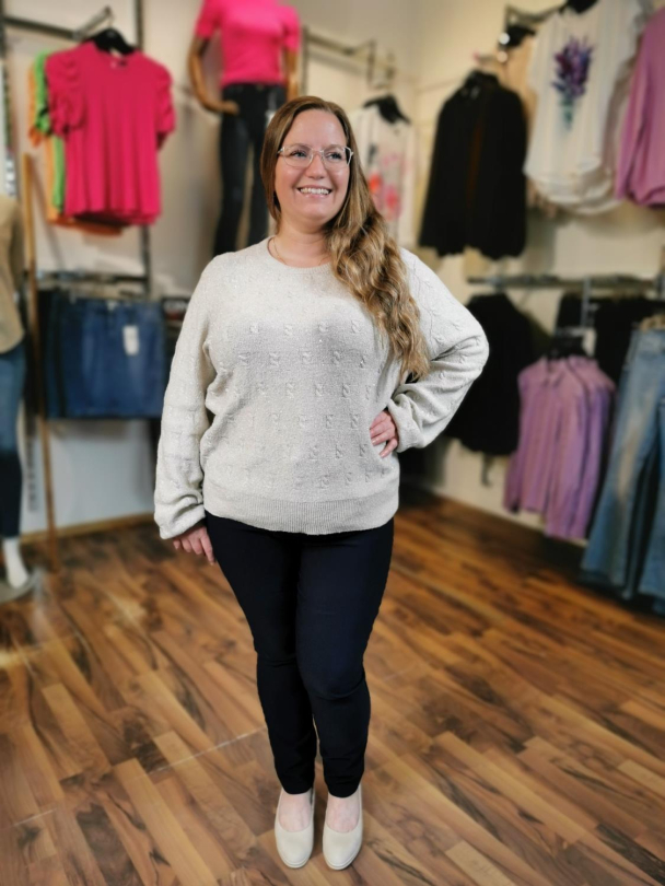 carJun genser med lurex - Image 1