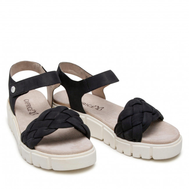 Caprice sandal med flettereim - Image 1